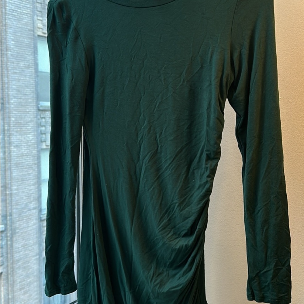 Dark Green Long Sleeve Dress